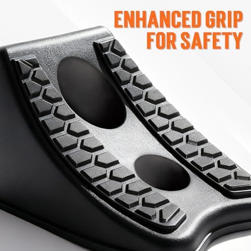 TONDA Wheel Chocks, Garage Parking Stops, Heavy Duty Wheel Wedge, 2 Pack - Image 5