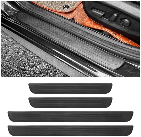 4PCS Car Door Sill Protector, Anti-Scratch Rubber Car Door Protector Edge Guards by Unknown