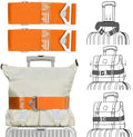 2-in-1 Travel Strap for Luggage Over Handle, Luggage Belt for Carry on Bag by LvliLighting
