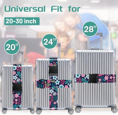 Slohif Luggage Straps for Suitcases Travel Belt Accessories Luggage Connector - Image 3