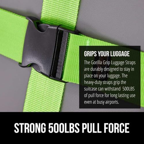 GORILLA GRIP Heavy Duty Luggage Straps - Image 3