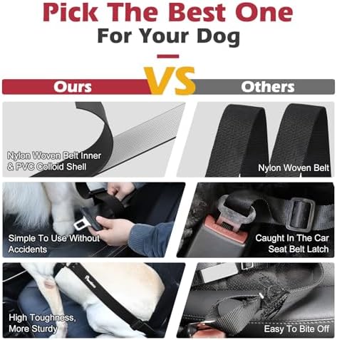Pawaboo 2Pack Dog Seat Belt for Car - Image 3