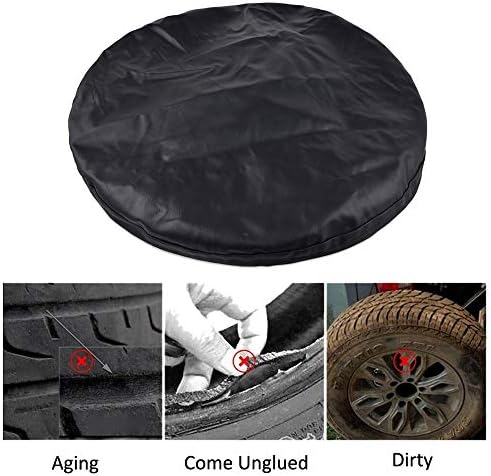 ESUPPORT Spare Tire Cover 15" inch Wheel Tyre Protector - Image 6