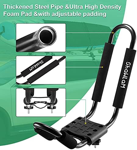 J-Bar Rack 2 Pairs Universal HD Kayak Carrier ，Kayak Roof Rack - Image 2