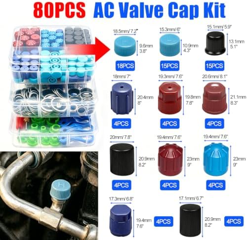 TWTADE 7 Set Car A/C Repair Kit - Image 2