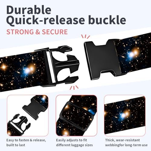Luggage Strap for Suitcases Adjustable Travel Belt - Image 3