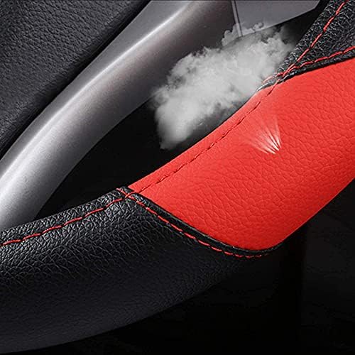 Leather Car Steering Wheel Cover Universal Fit - Image 5
