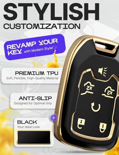 Lucrum Compatible with Chevy, Buick Key Fob Cover & Keychain - Image 3
