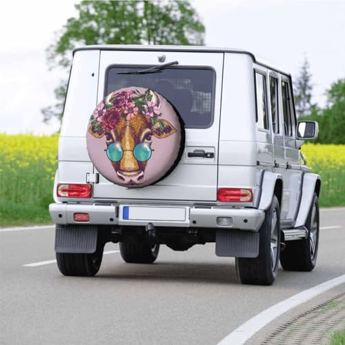 Cow Portrait Spare Tire Cover Cow - Image 5
