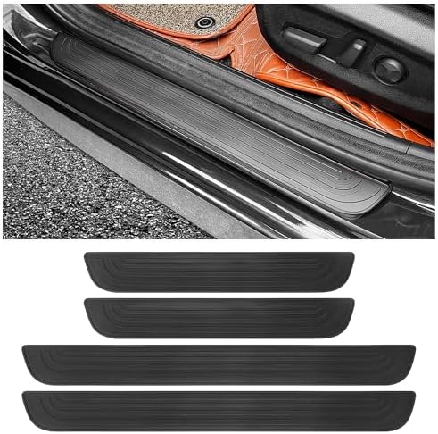 4PCS Car Door Sill Protector, Anti-Scratch Rubber Car Door Protector Edge Guards by Unknown