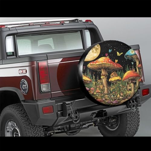 Whimsical Garden Mushroom Spare Tire Cover - Image 2