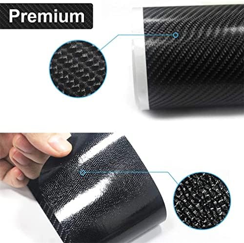 4Pcs Car Door Sill Protector for Chevy Colorado, Carbon Fiber Anti-Scratch - Image 3