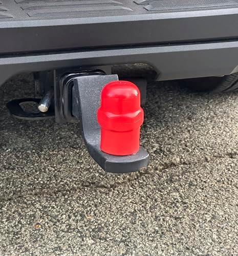 Larin Red Rubber Trailer Hitch Ball Cover, Fit 1-7/8 or 2 Inch Trailer Balls - Image 5