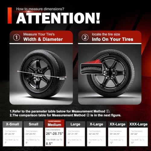 Explore Land Tire Covers 2 Pack Fit Tire Diameters 26"-28.75" - Image 3