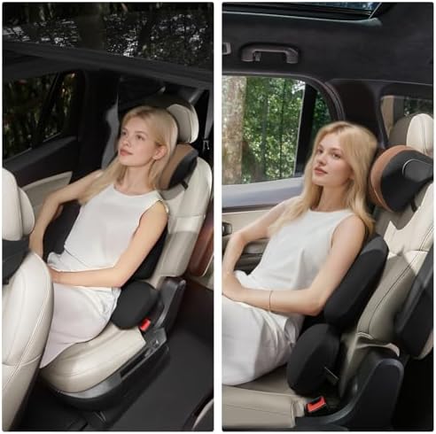 BEBAS Ergonomic Car Headrest Pillow, Memory Foam Neck Support - Image 3
