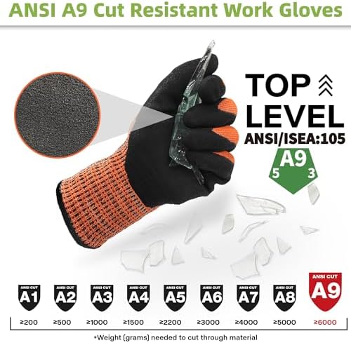 Schwer ProGuard High Level Cut Resistant Work Gloves PR3326 - Image 2