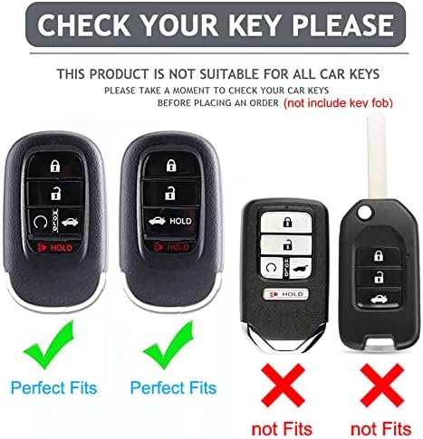 for Honda Key Fob Cover with Keychain, - Image 2