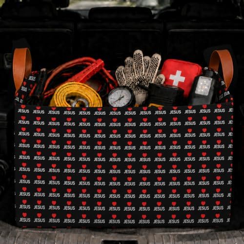 Faith Car Trunk Organizer 20L Collapsible Auto Storage Basket by YGQZYYQ