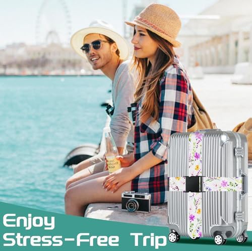 Slohif Luggage Straps for Suitcases Travel Belt Accessories Luggage Connector - Image 7