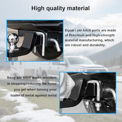 Trailer Hitch Tightener, Anti-Rattle, Fits 1.25" and 2" Hitches - Image 6