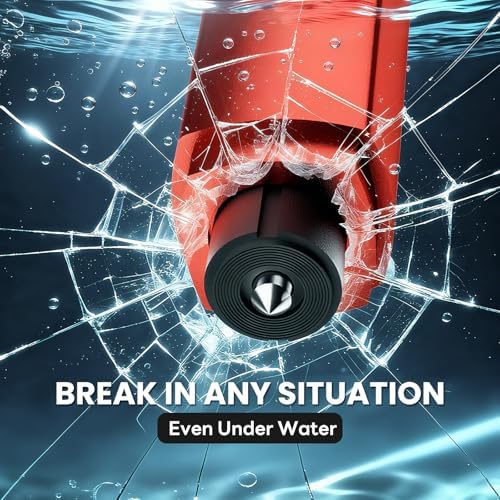 2-in-1 Window Breaker Seatbelt Cutter Car Emergency Escape Tool - Image 3