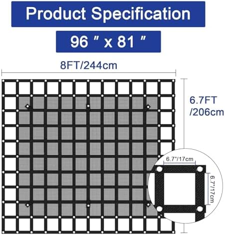 96” x 81“ Heavy Duty Cargo Net - Image 2