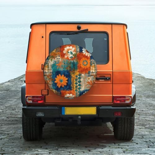 Bohemia Spare Tire Cover Waterproof Wheel Cover 16 Inch Universal Fit - Image 2