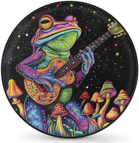 Rv Spare Tire Cover Wheel Funny Frog Mushroom Tire Covers Wheel Protectors by FengQuGou