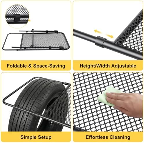 Camping Table for Tire Mount, Unfolded Size 40x19.7x32.7 Inches Portable - Image 3