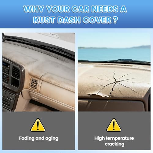 KUST Black Dash Cover for 【2024-2026 Tesla Model 3 Highland】 Dashboard Cover - Image 5