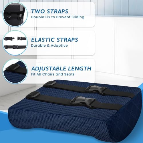 Lumbar Support Pillow for Office Chair, Back Support, Memory Foam - Image 4