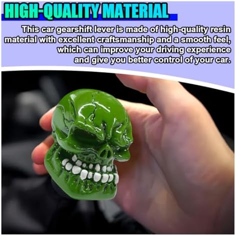 Skull Car Gear Shift Knob, Big Tooth Gear Stick Shifter Knob - Image 4