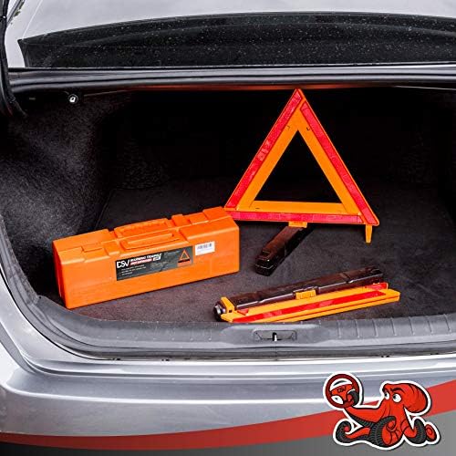 DSV Standard Warning Triangles, Safety Triangles DOT Approved, 6 Pack, - Image 4