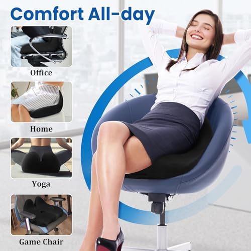 CushZone Extra Large Seat Cushion, Sciatica Support - Image 5