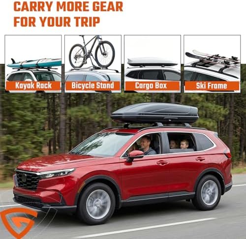 Roof Rack Cross Bars Heavy Duty All-Metal Aluminum Crossbar Luggage - Image 5