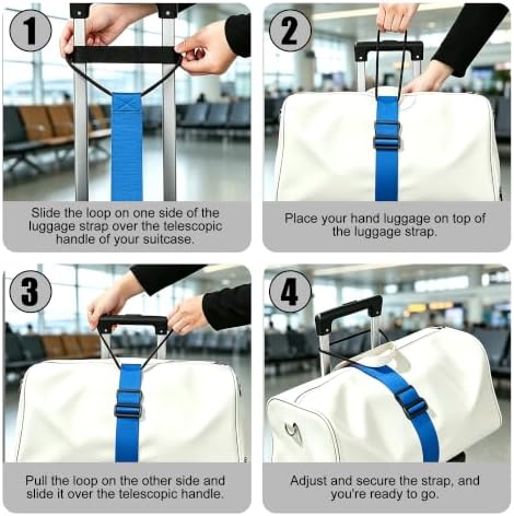 2 pcs Adjustable Luggage Straps - Image 7