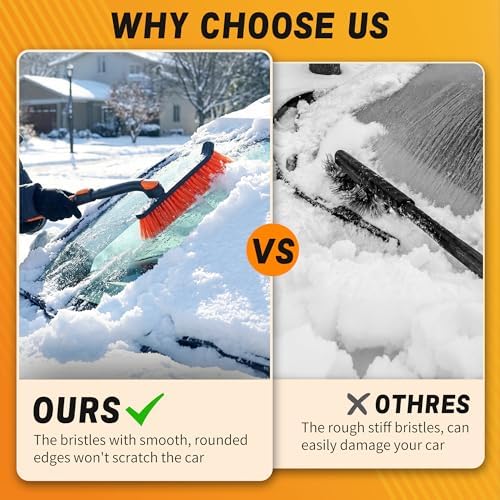 2-in-1 Upgrade 44" Extendable & Removable Snow Brush - Image 3