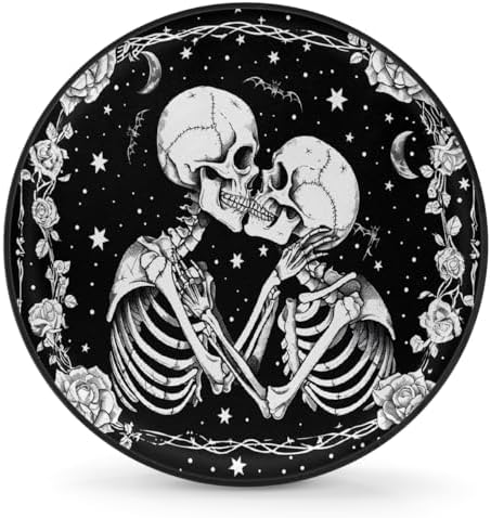 Pink Skull Spare Tire Cover Dust-Proof Wheel Protector by Unknown