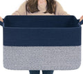 Goodpick 75L Extra Large Woven Blanket Basket by Goodpick