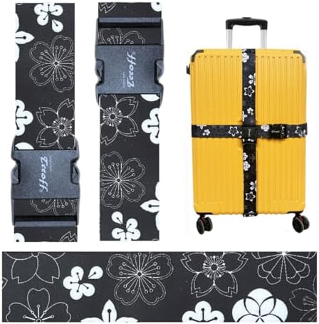 Teeoff Luggage Straps Suitcase Belts Travel Bag Accessories Adjustable 220CM by Teeoff