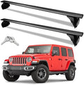 Roof Rack Cross Bars for 2007-2026 Jeep Wrangler JK JL/Gladiator JT 396lbs by Unknown