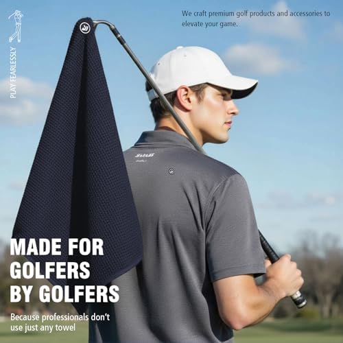 Dragon tiger Magnetic Golf Towel, Dark Blue - Image 4