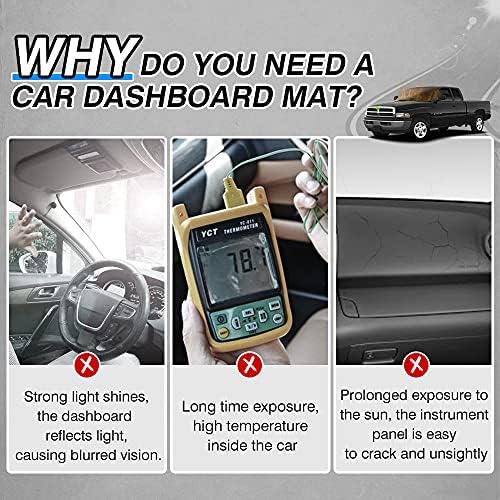 CARTIST Compatible with Dash Cover Dodge Ram 1500 2500 3500 Truck 1994 1995 - Image 2
