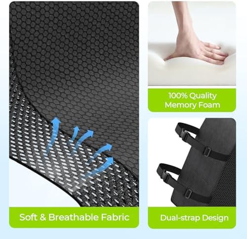 AUVON Lumbar Support Pillow for Office Chair - Image 6