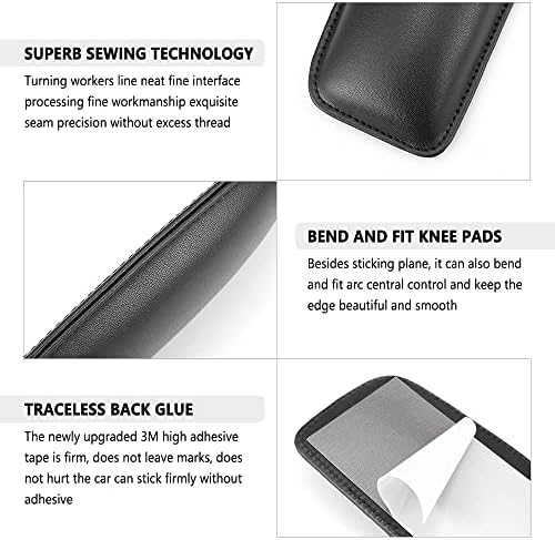 IHOTDER 2PCS Car Knee Cushion, Soft Leather Car Door Armrest Pad - Image 4