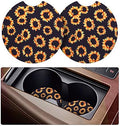 tifanso 2PCS Sunflower Non-Slip Car Cup Holder Coasters by tifanso