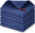 Homaxy 100% Cotton Waffle Weave Dish Cloths, 6 Pack by Homaxy