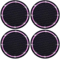 4PCS Bling Cup Holder Coaster, 2.75 Inch Auto Car Cup Holder Insert Coasters by MEAJOO