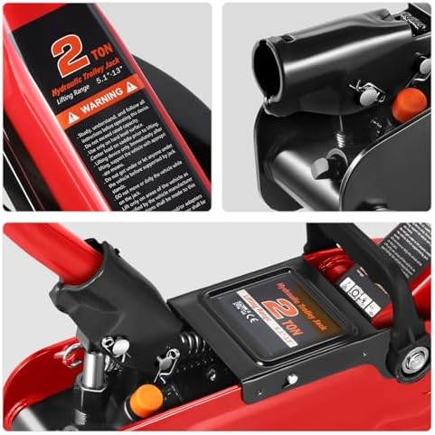 DNA MOTORING 2 Ton Low Profile Hydraulic Floor Jack, 4000 lbs Capacity - Image 6