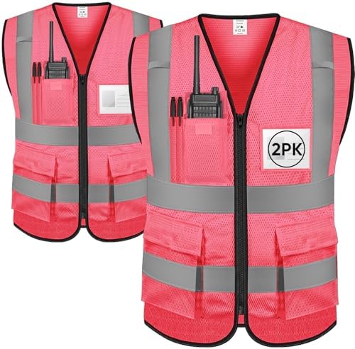 TICONN High Visibility Reflective Safety Vest by TICONN
